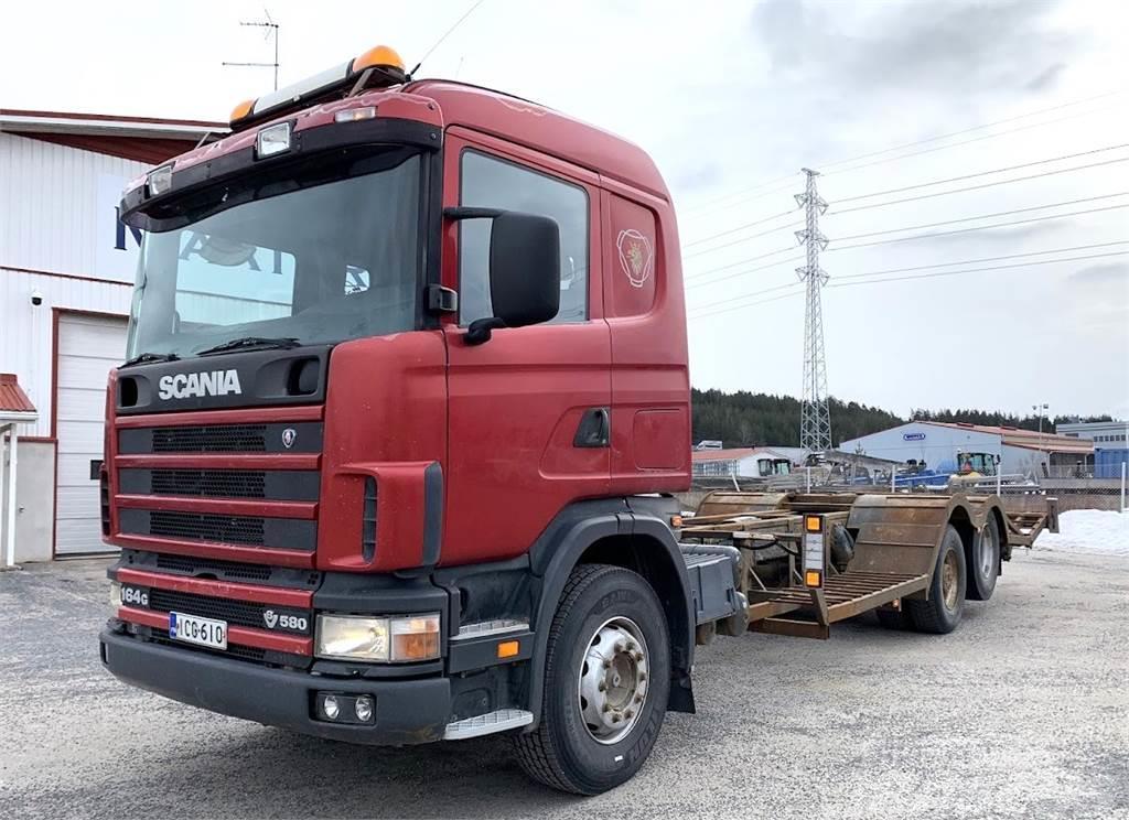 Scania R164 580 6x2 Φορτηγά μεταφοράς δασικών μηχανημάτων