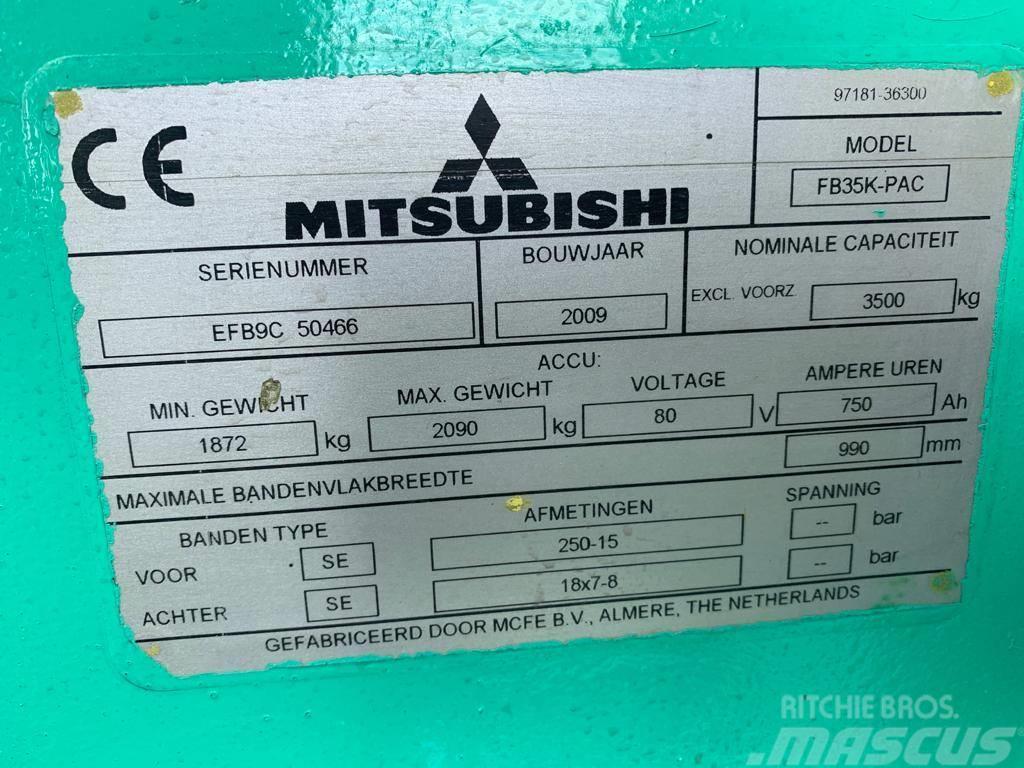 Mitsubishi FB35K-PAC Ηλεκτρικά περονοφόρα ανυψωτικά κλαρκ