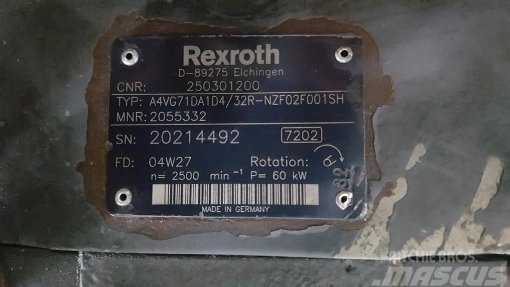 Liebherr L507-Rexroth A4VG71DA1D4/32R-Drive pump/Fahrpumpe Υδραυλικά