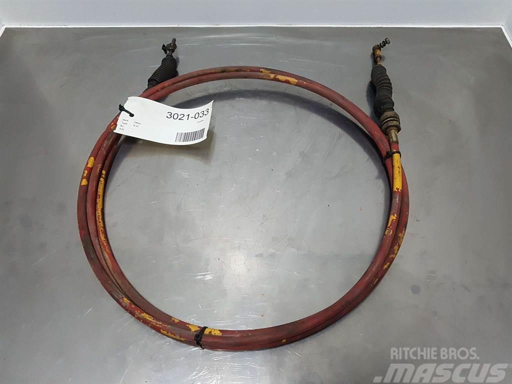 Liebherr L541-7010709-Throttle cable/Gaszug/Gaskabel Σασί - πλαίσιο