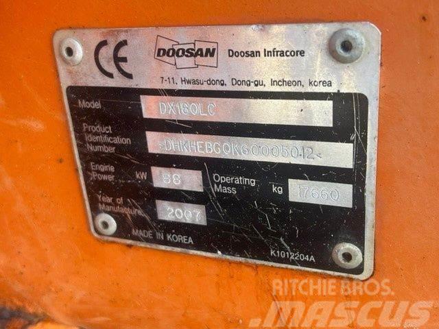 Doosan DX 180 LC Εκσκαφείς με ερπύστριες