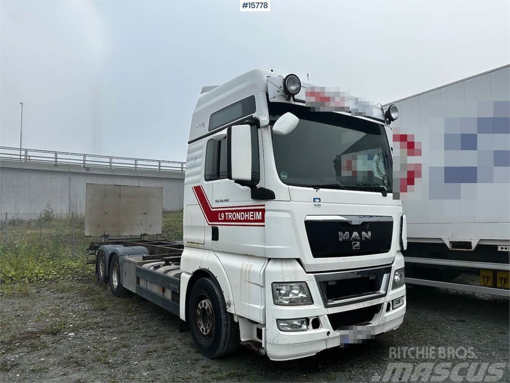 MAN TGX 26.480 6x2 Container truck w/ lift. Rep object Φορτηγά για εμπορευματοκιβώτια
