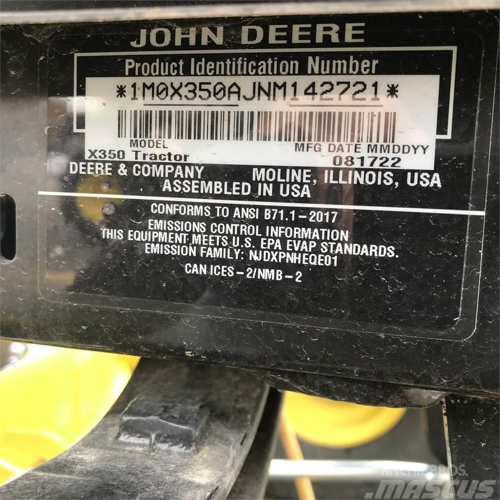 John Deere X350 Τρακτέρ μικρών διαστάσεων