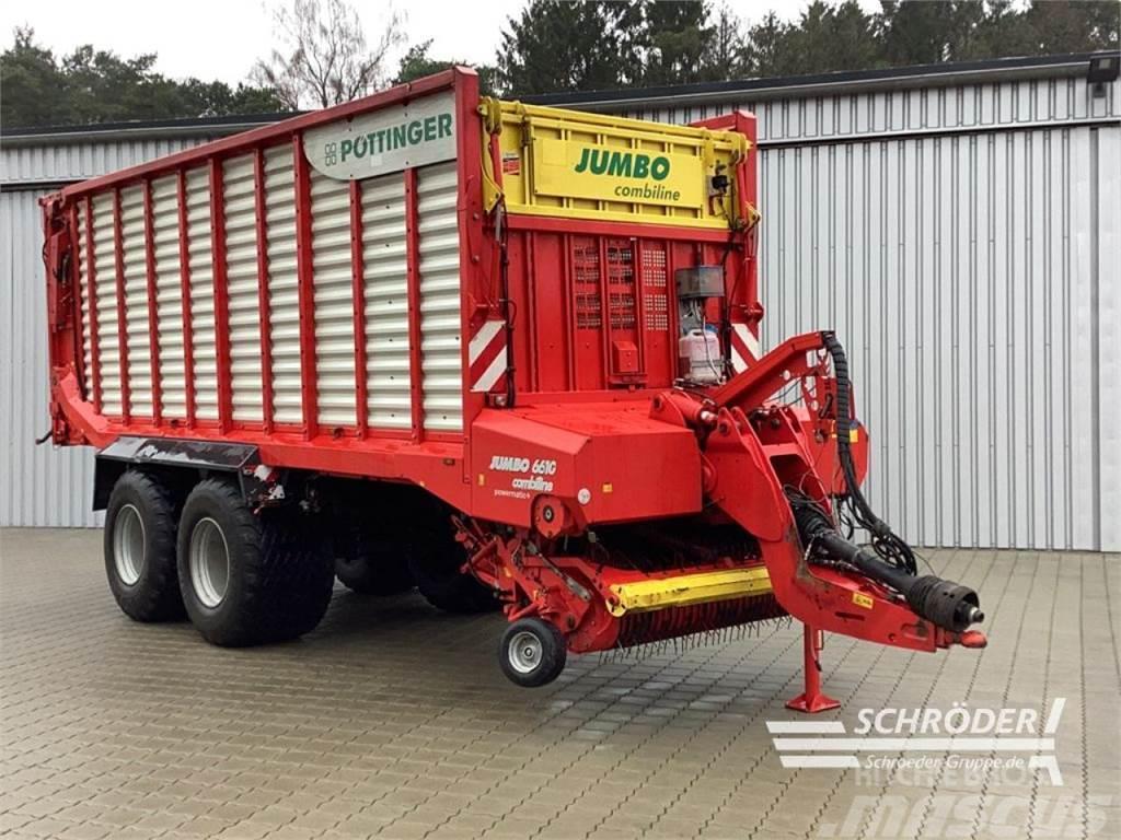 Pöttinger JUMBO 6610 COMBILINE POWERMATIC+ Self loading trailers