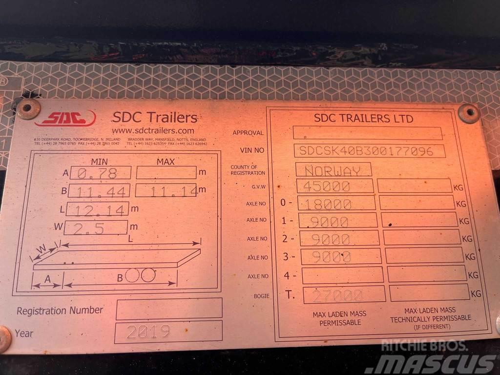 SDC TRAILERS Semitrailer Containerframe semi-trailers