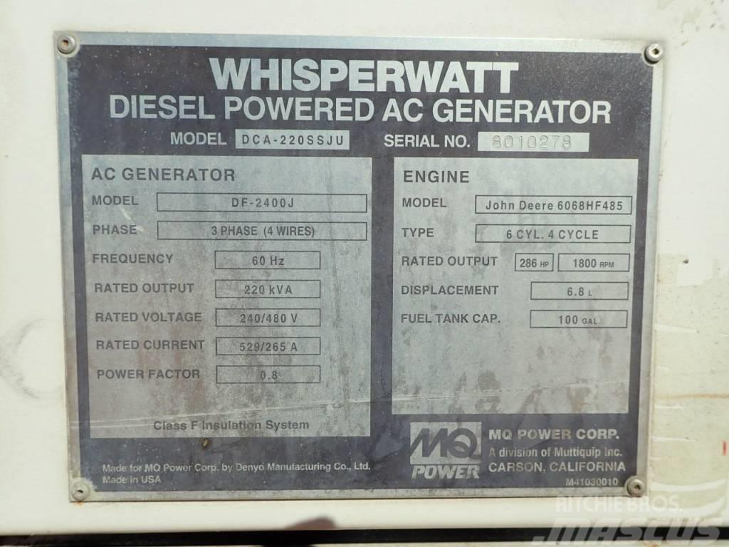 MultiQuip DCA220SSJU Diesel Generators