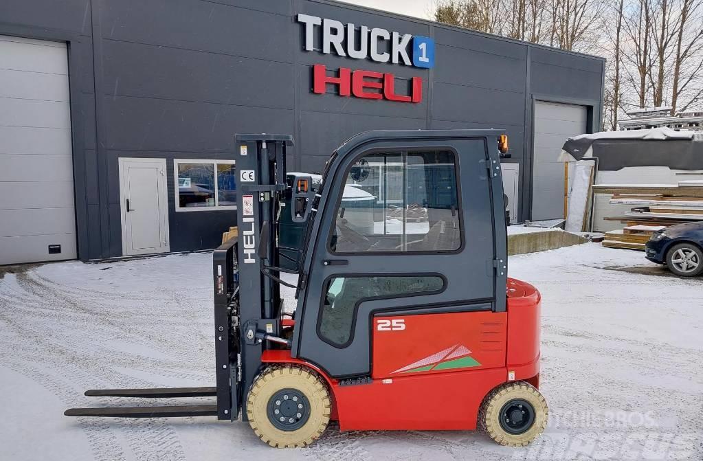 Heli 2,5 tonns el. truck - 4,7 m løftehøyde (PÅ LAGER) Electric forklift trucks