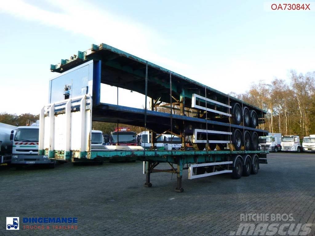 SDC Stack - 3 x platform trailer 13.6 m / 39 t Flatbed/Dropside semi-trailers