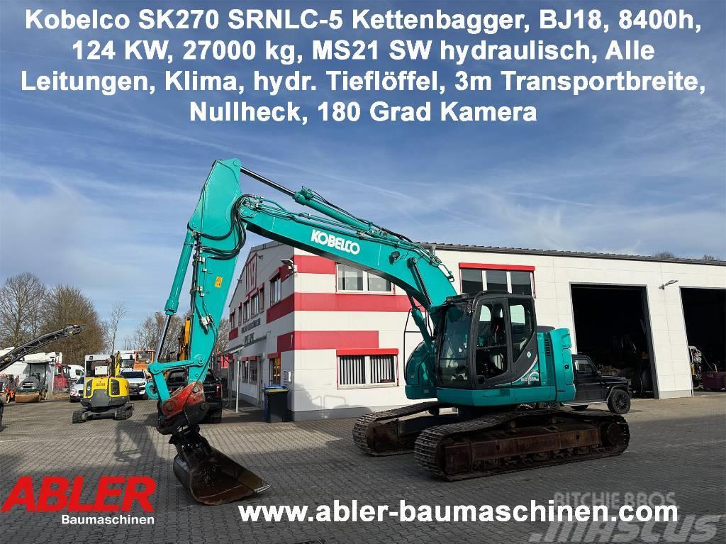 Kobelco SK270 SRNLC-5 Kettenbagger Kurzheck MS21 Klima Crawler excavators
