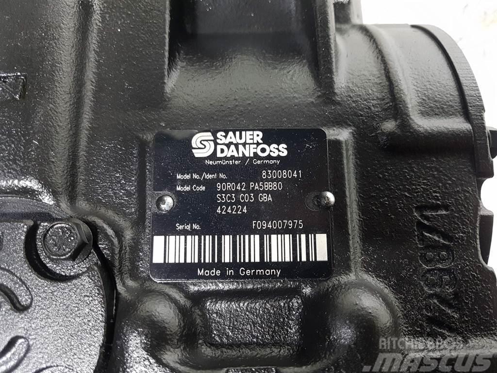 Sauer Danfoss 90R042PA5BB80-83008041-Drive pump/Fahrpumpe Hydraulics