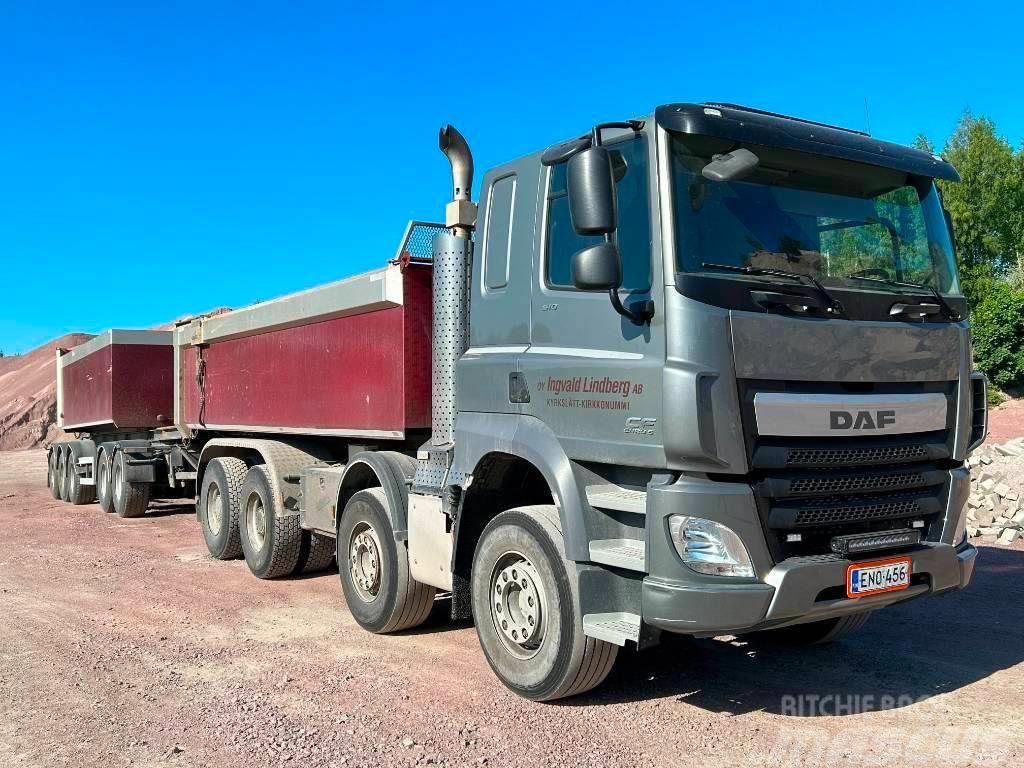 DAF CF 85.510 Kasettiyhdistelmä Tipper trucks