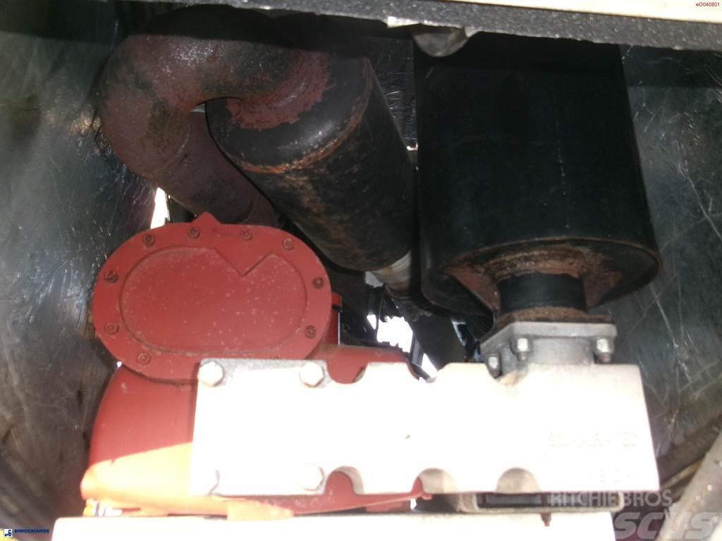 Feldbinder Powder tank alu 42 m3 (tipping) + engine/compresso Tipper semi-trailers