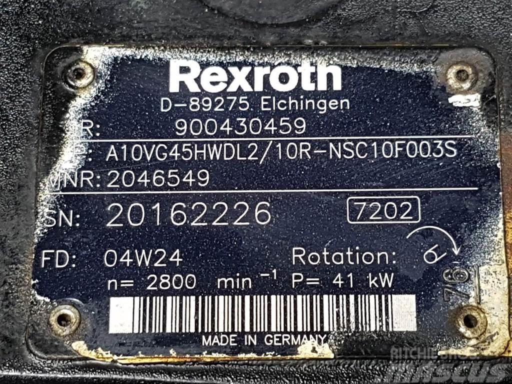 Rexroth A10VG45HWDL2/10R-R912046549-Drive pump/Fahrpumpe Hydraulics