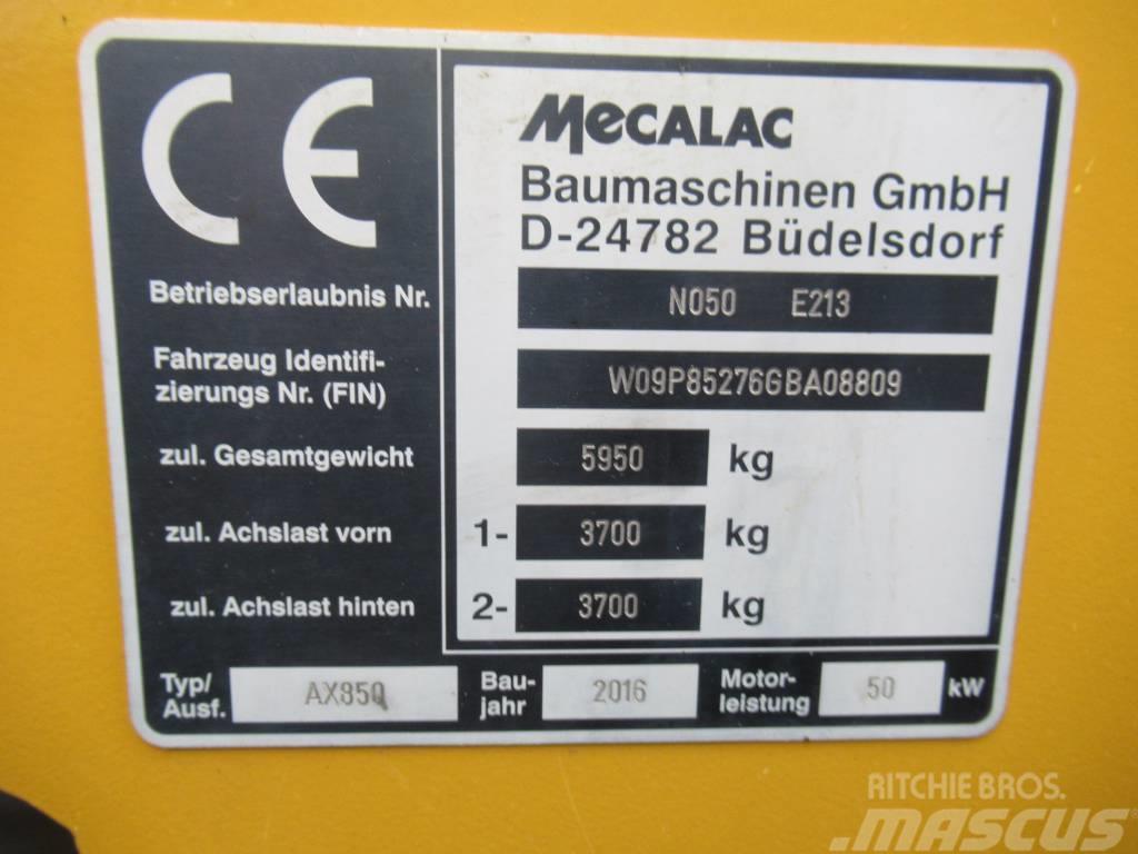 Mecalac AX 850 35KM/H Wheel loaders