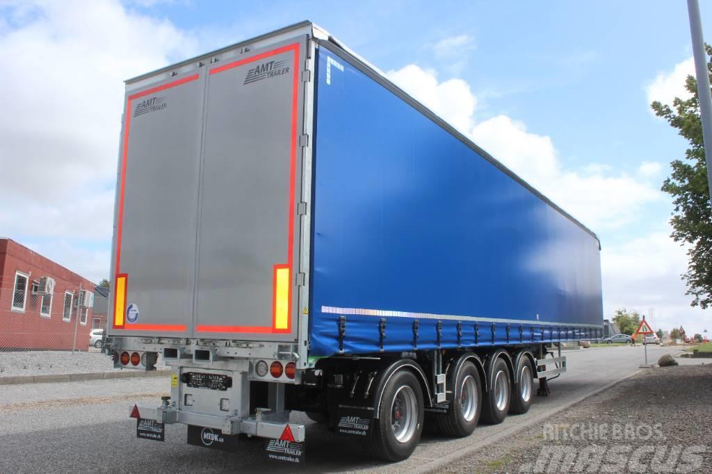AMT CI400 4 akslet City m/ truckbeslag og TRIDEC Curtainsider semi-trailers