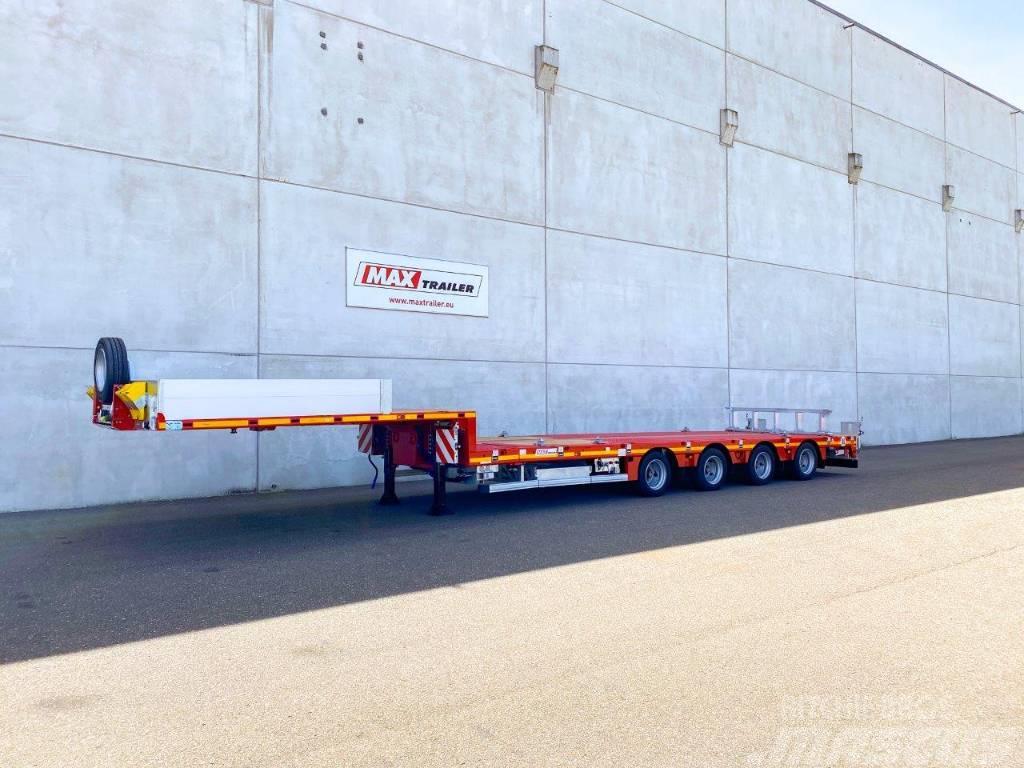 MAX Trailer 4 osiowa niskopodwoziowa 76cm wysokość pokładu, hy Low loader-semi-trailers