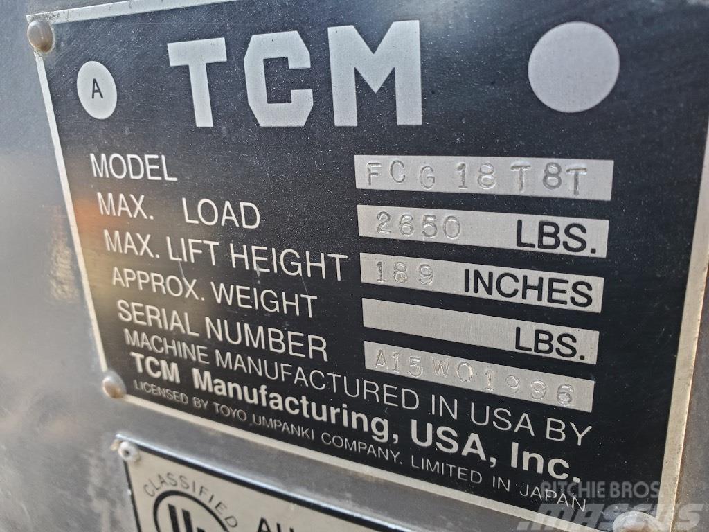 TCM FCG18T8T Forklift trucks - others