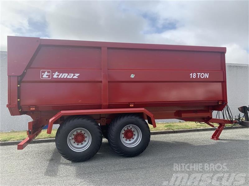 Tinaz 18 tons bagtipvogne Tipper trailers