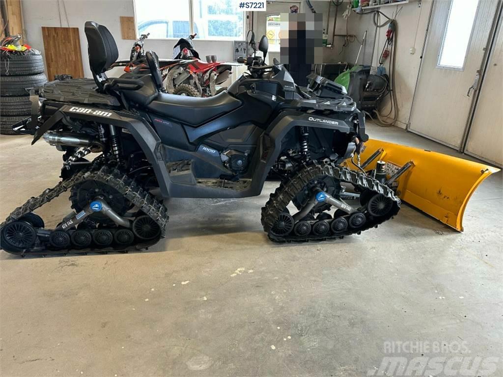 Can-am Outlander 1000 Max XTP with track kit, plow and sa Other