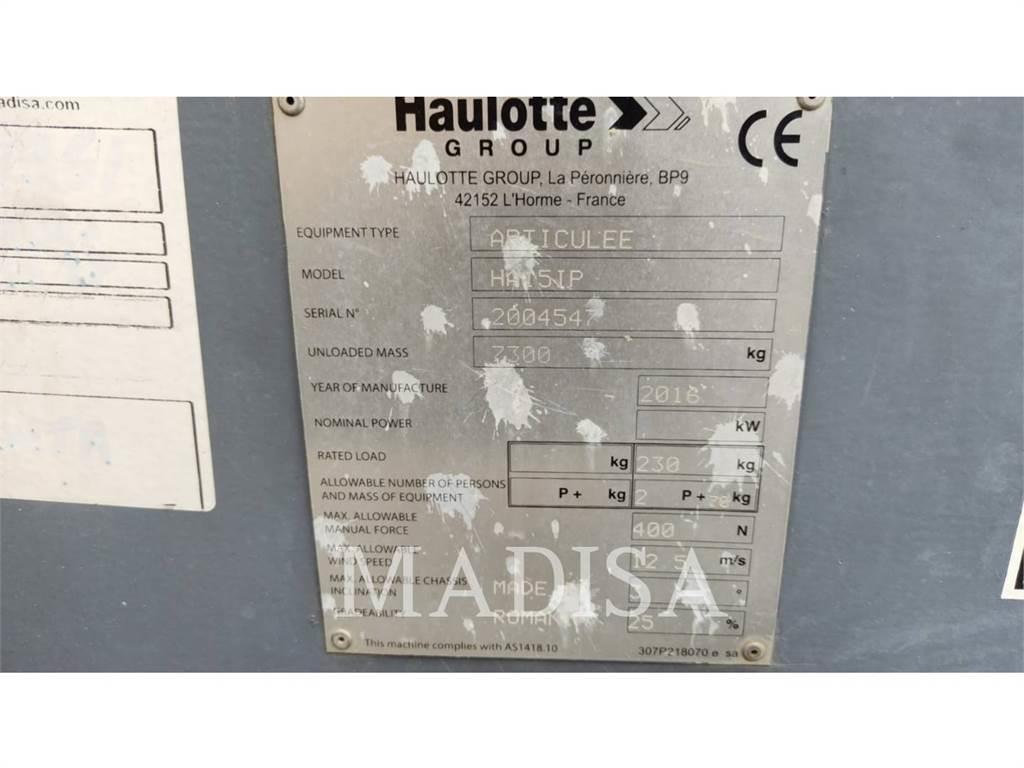 Haulotte HA15 IP Articulated boom lifts