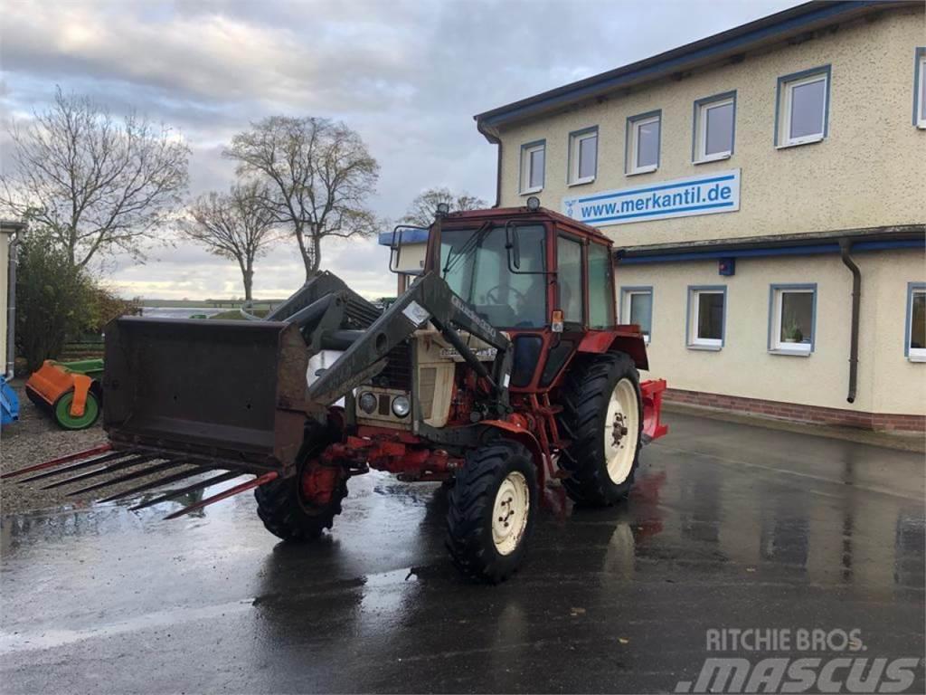 Belarus MTS 82 FL + 3 Schar Beetpflug Tractors