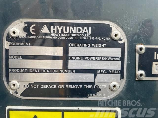 Hyundai 55W-9R Wheeled excavators