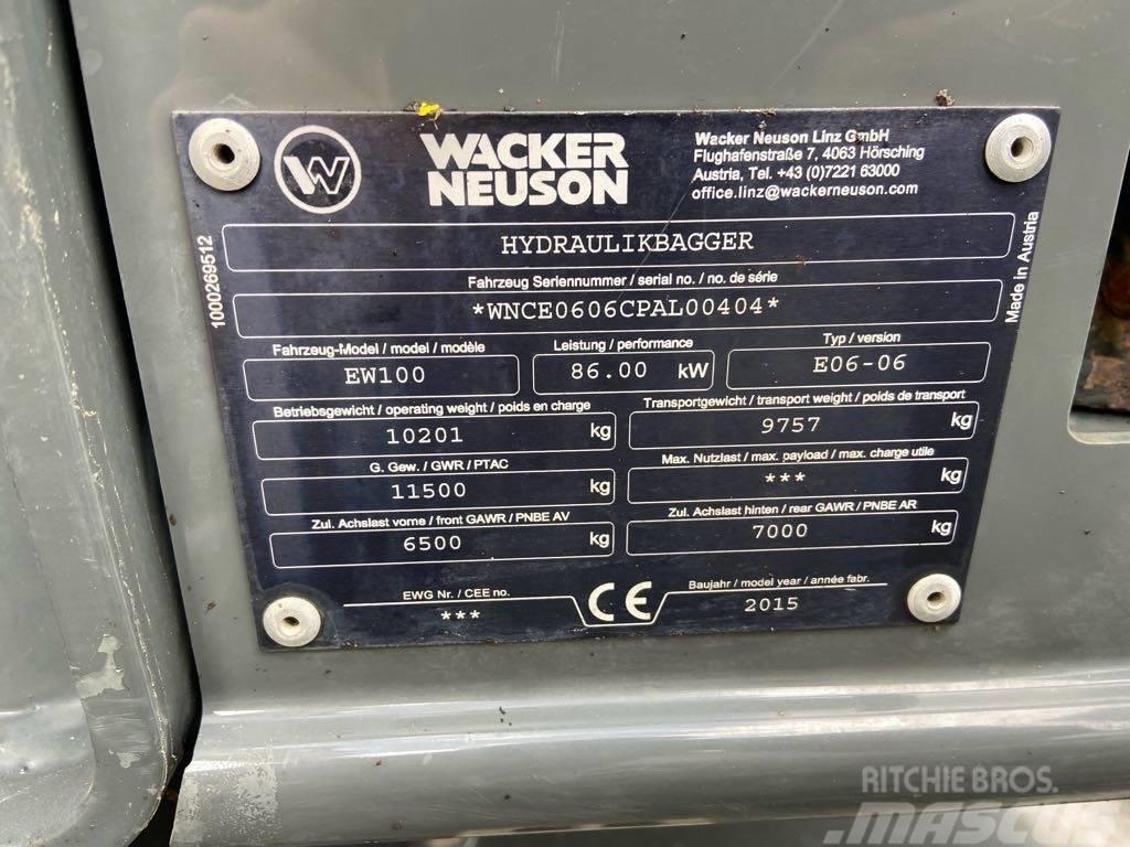 Wacker Neuson EW100 Wheeled excavators
