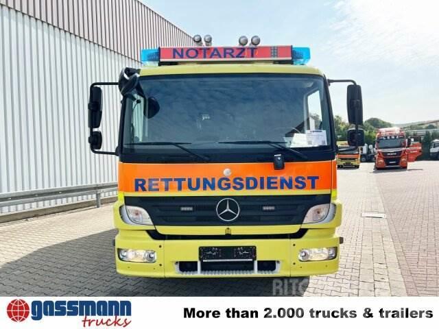 Mercedes-Benz Atego 822 L 4x2, Retarder, Großraum-Rettungswagen Box body trucks