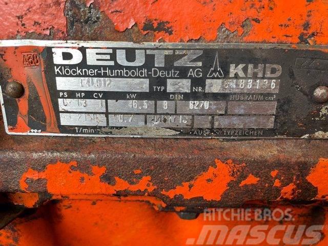 Deutz F4L 912 motor - kun til dele Engines