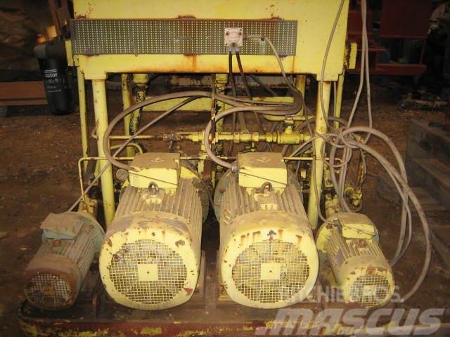  Hyd powerpac m/pumpe - 2x7,5 kw og 2x40 kw Diesel Generators