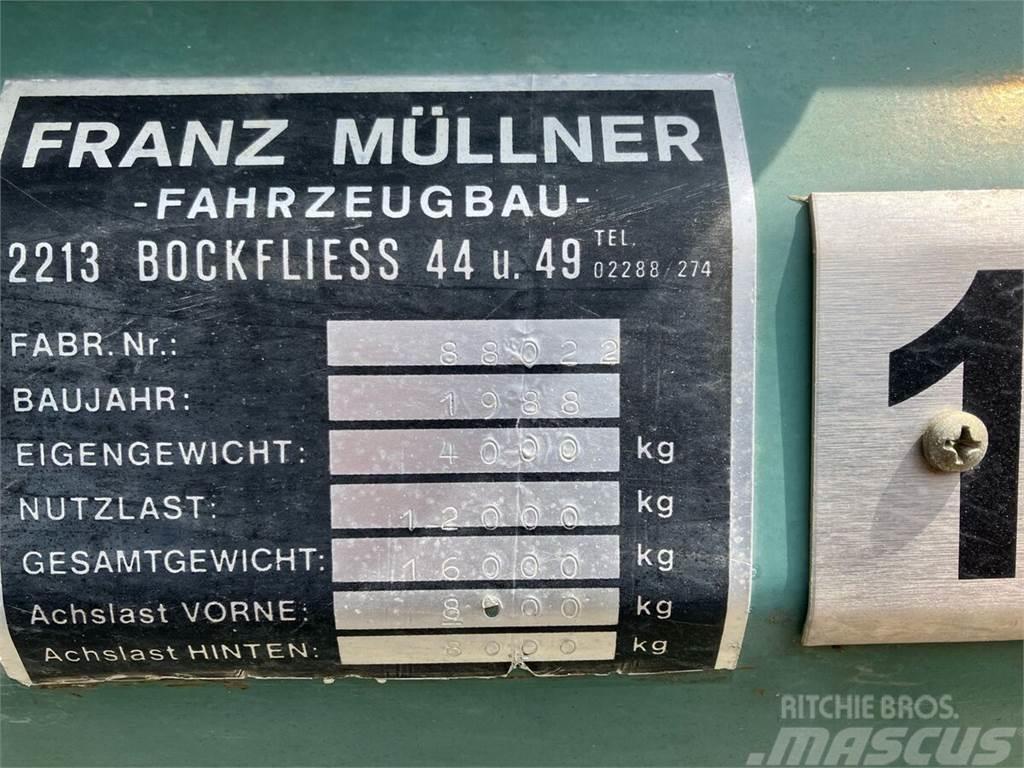  Müllner 12to Tipper trailers