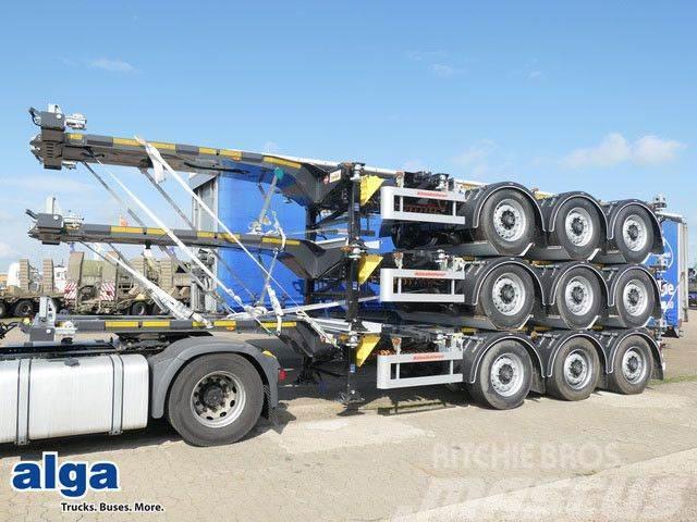 Kässbohrer XS, Multichassis, alle Container, Luft-Lift, BPW Low loader-semi-trailers