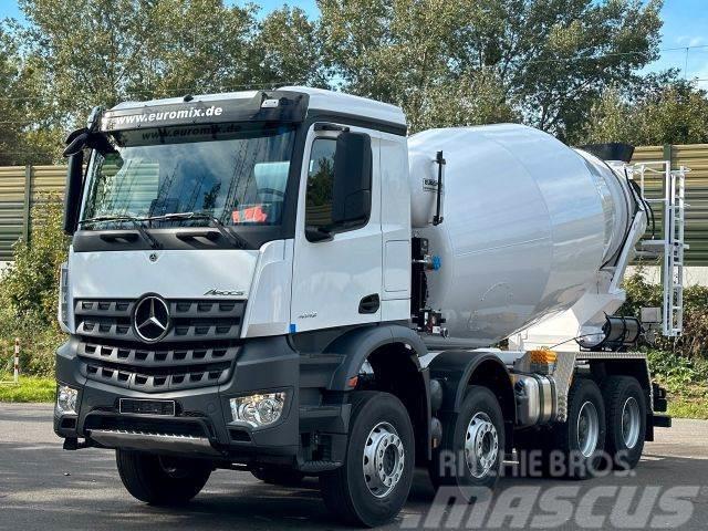 Mercedes-Benz 4145 8X4 EuromixMTP EM 12 Fahrmischer Concrete trucks