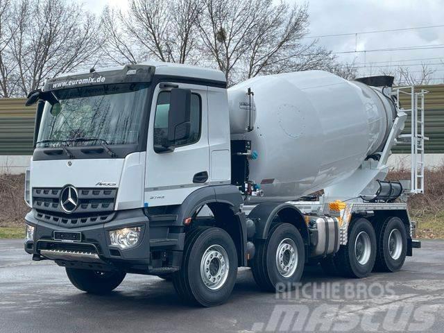 Mercedes-Benz Arocs 5 3743 8X4 / Euro6e EuromixMTP EM 10 L Concrete trucks