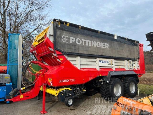 Pöttinger Jumbo 7380 DB Self loading trailers
