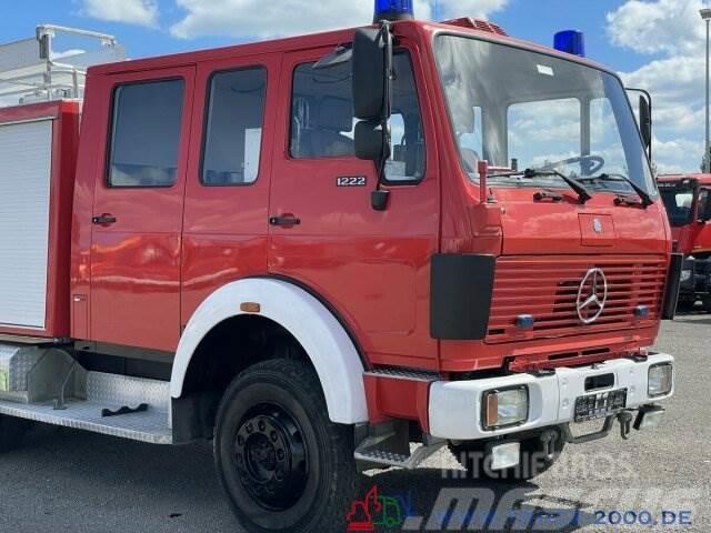 Mercedes-Benz LK 1222 4x4 Ziegler Feuerwehr 1620 L. Tank+Pumpe Box body trucks