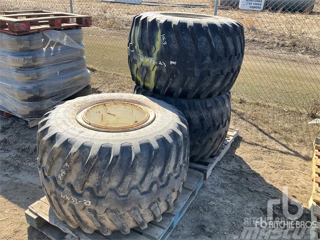 Firestone Quantity of (3) 48x31.00-20 Floater Tyres, wheels and rims
