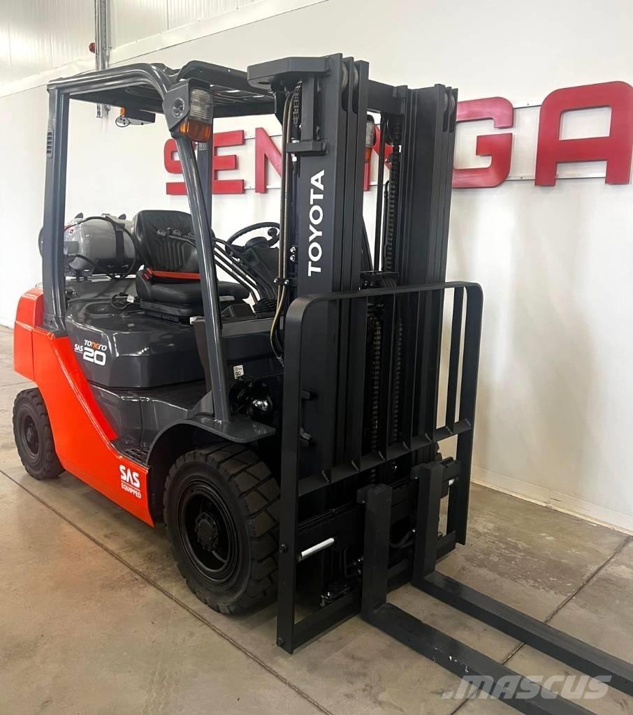 Toyota 10831 8FGF20 Περονοφόρα ανυψωτικά κλαρκ με φυσικό αέριο LPG
