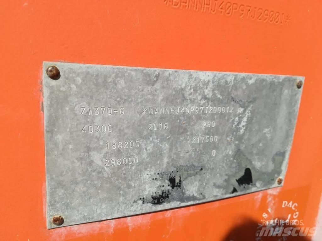 Hitachi ZW 370-6 Φορτωτές με λάστιχα (Τροχοφόροι)