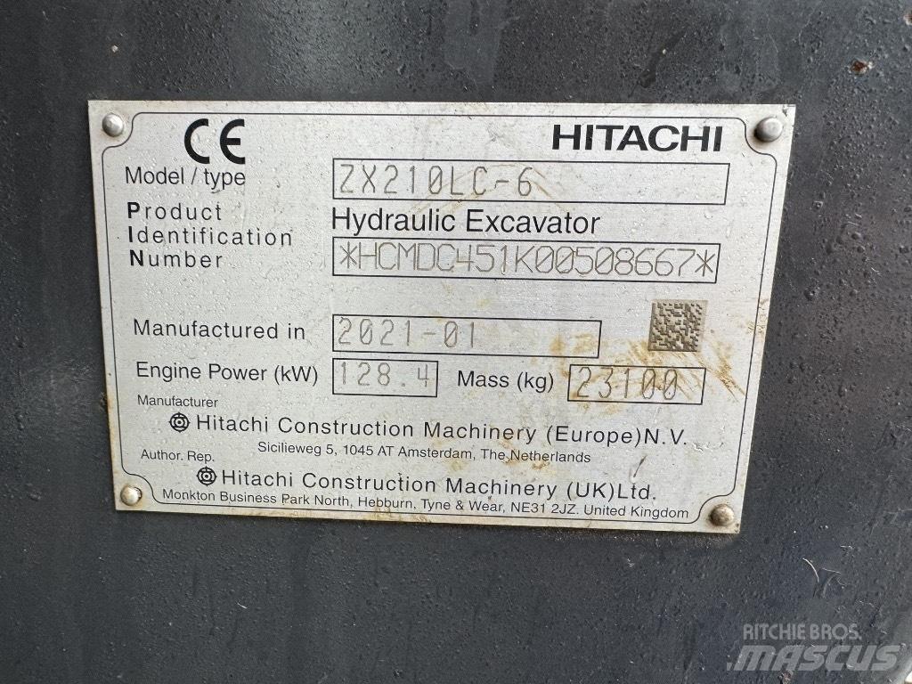 Hitachi ZX 210 LC-6 Εκσκαφείς με ερπύστριες