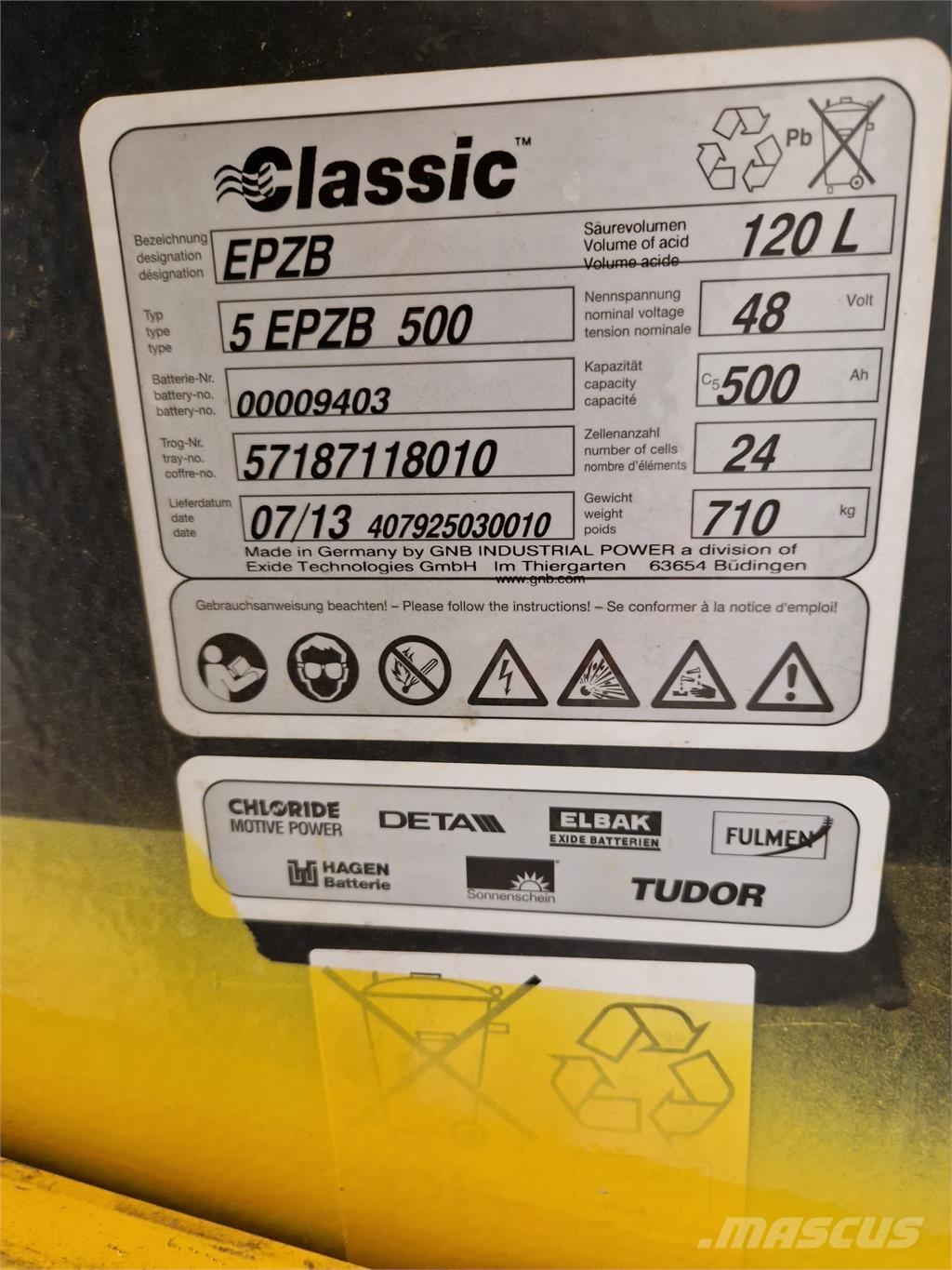 Atlet AS1N1L15T Ηλεκτρικά περονοφόρα ανυψωτικά κλαρκ