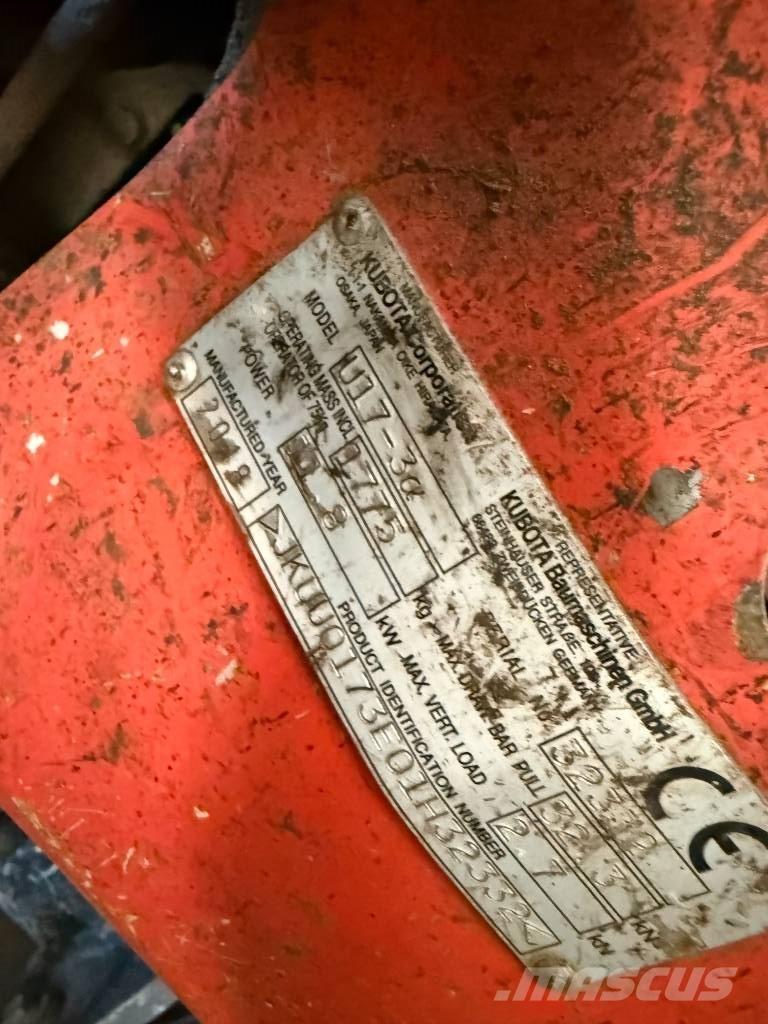 Kubota U 17-3 Εκσκαφάκι (διαβολάκι) < 7t