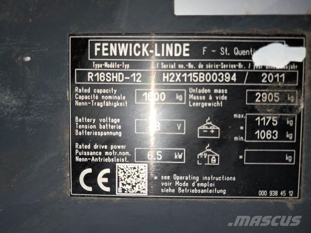 Linde R16SHD-12 Ανυψωτικά στενών δρόμων