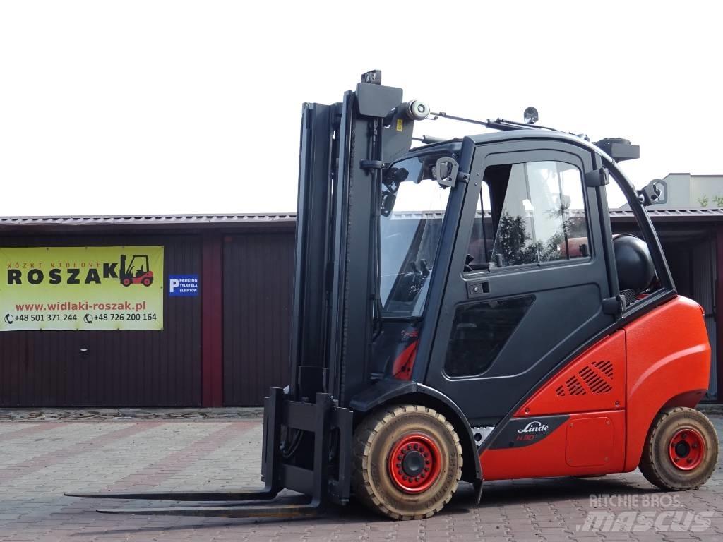 Linde H30T-02 Περονοφόρα ανυψωτικά κλαρκ με φυσικό αέριο LPG