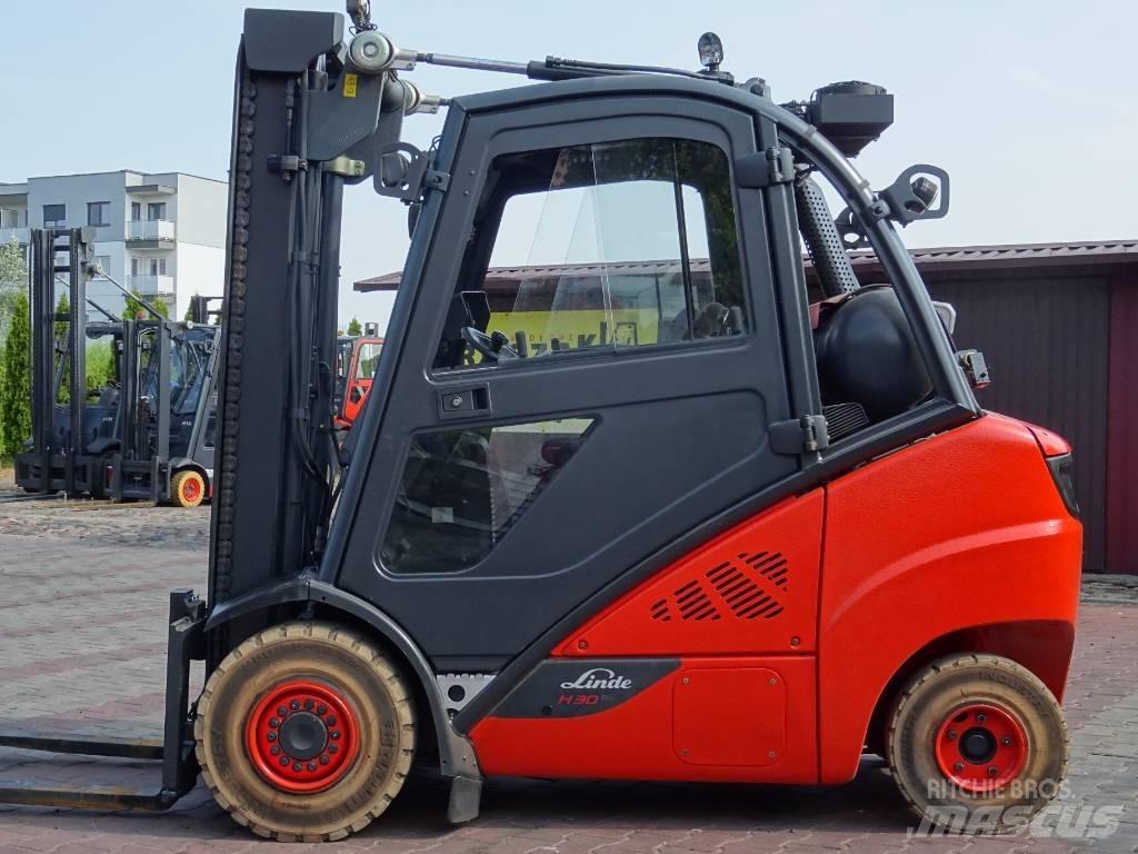 Linde H30T-02 Περονοφόρα ανυψωτικά κλαρκ με φυσικό αέριο LPG