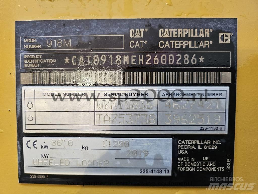 CAT 918 M Φορτωτές με λάστιχα (Τροχοφόροι)