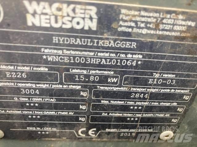 Wacker EZ26 Εκσκαφάκι (διαβολάκι) < 7t