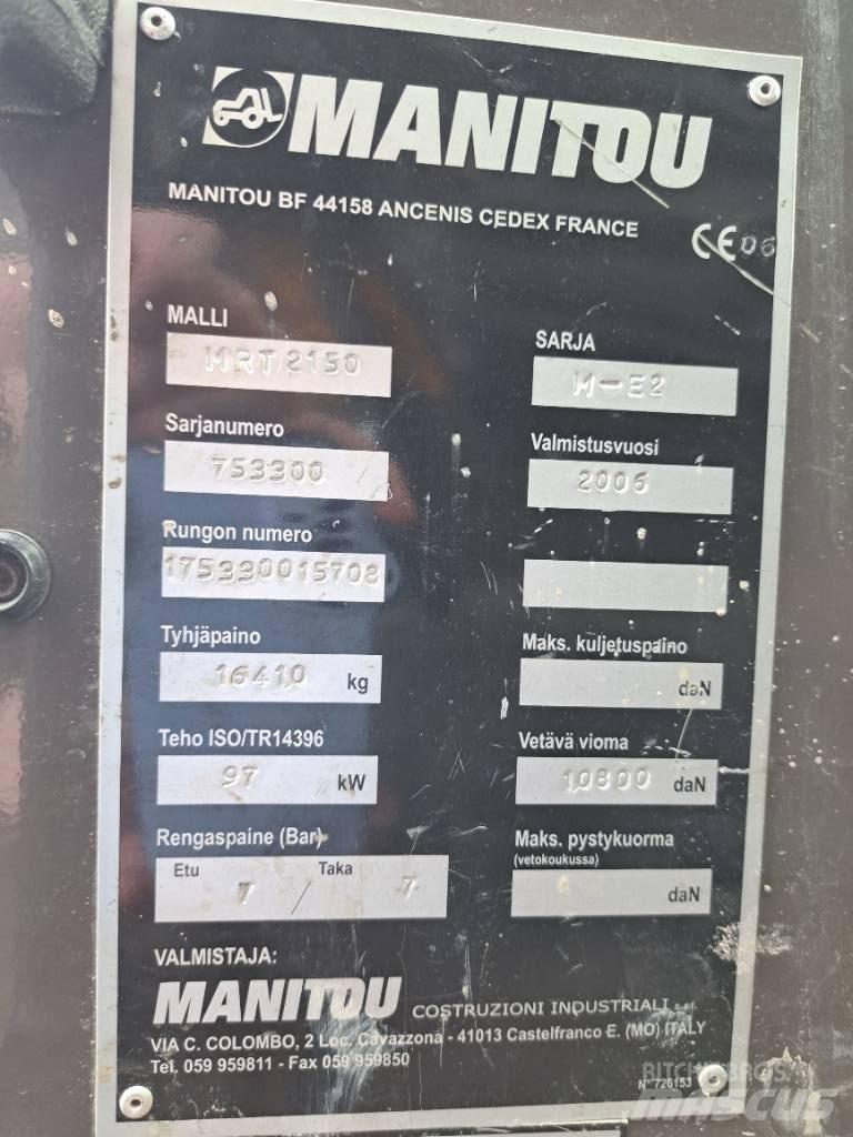 Manitou MRT 2150 Τηλεσκοπικοί ανυψωτές