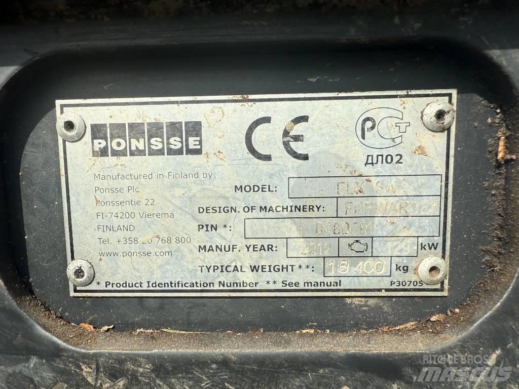 Ponsse ELK 8W Μεταφορείς ξυλείας
