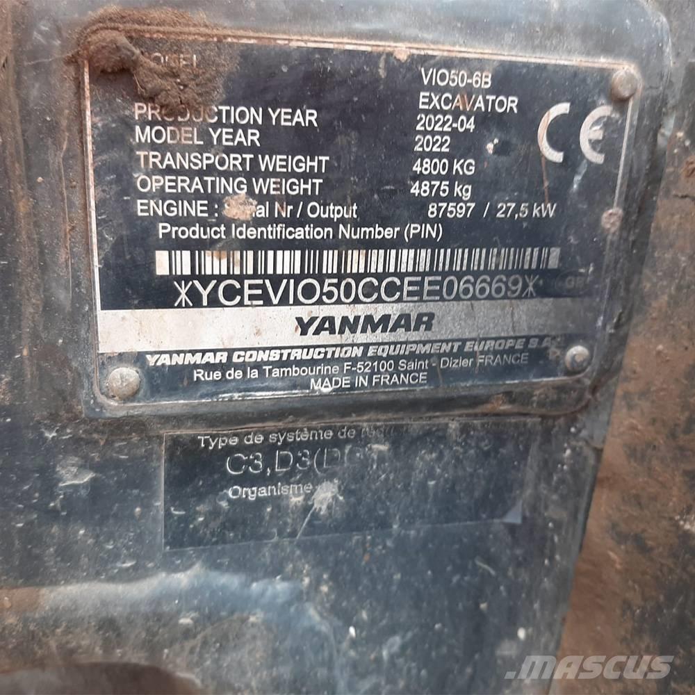 Yanmar Vio 50 Εκσκαφάκι (διαβολάκι) < 7t